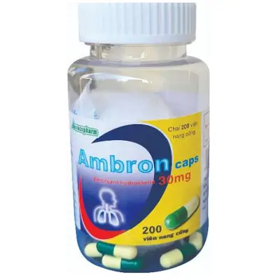 Amron Cap 30mg Vacopharm (Chai 200 viên) – Viêm phế quản mạn